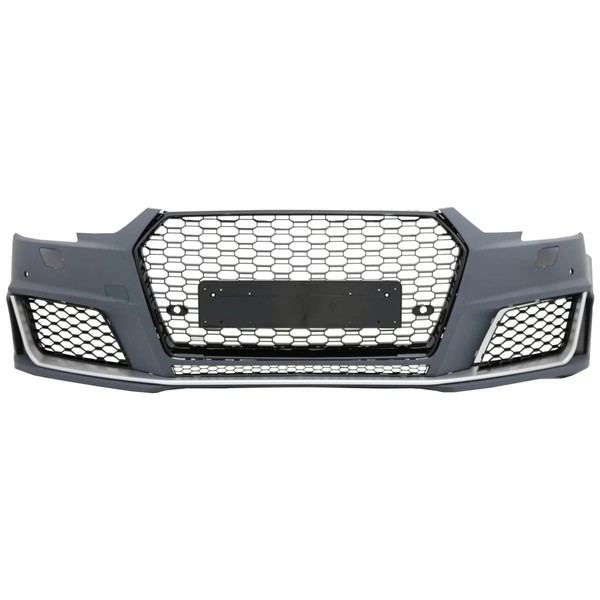 StoßStange FüR Audi A4 B9 8W 16-18 Quattro RS4 Look Gitter Unterlippe-image