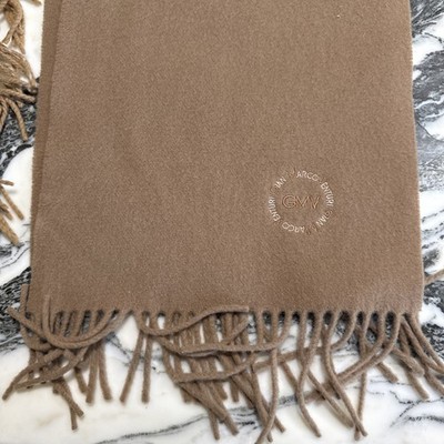 Vintage GIAN MARCO VENTURI Made In ItalyBrown Scarf Fringes