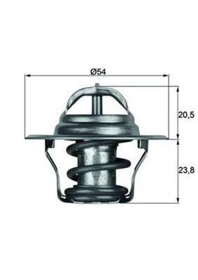 MAHLE Thermostat Kühlmittel TX 14 80D für NISSAN AUDI MICRA DATSUN TT 8N9 K11 2