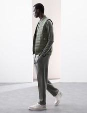 Marks & Spencer Mens Green Cotton Gilet - M&S