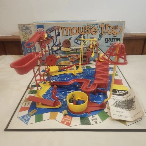 VTG Ideal 1975 Mouse Trap Board Game Original Box "READ"