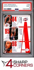 1996 UPPER DECK #145 HAKEEM OLAJUWON-CLYDE DREXLER-CHARLES BARKLEY POP 6 PSA 9