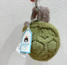 Jellycat Turtle Bag Pendant Keychain Doll Cute Home Decoration Cat Dog 15cm 