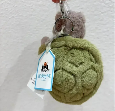 #ad Jellycat Turtle Bag Pendant Keychain Doll Cute Home Decoration Cat Dog 15cm* $14.99