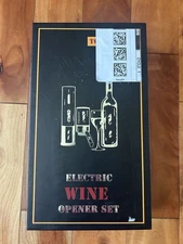 Tomeem Electric Wine Opener Set 4 in 1 With Rechargeable Wine Opener, Aerator