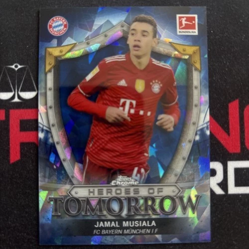 2021-22 Topps Chrome Sapphire Bundesliga - Heroes of Tomorrow - Jamal Musiala