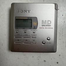 Sony Walkman MZ-R55 Silver Portable Compact Minidisc Player Digital Recorder