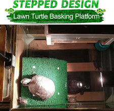 Lawn Turtle Basking Platform Tortoise Resting Terrace, Simulation Grass Turtle R