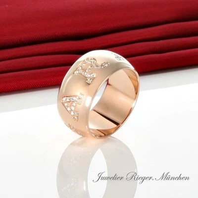 Bulgari Ring Bvlgari Rosegold 750 Gr 56 Diamanten Brillanten Gold - Bild 1 von 4