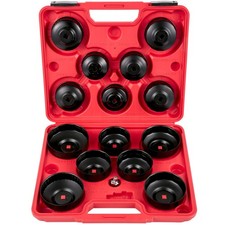 Oil Filter Socket Set, 14 Pcs Oil Filter Wrench Set, Sturdy Steel Oil Filter Soc