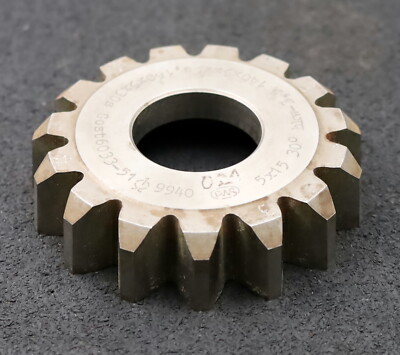 PWS Scheibenschneidrad für Zahnwellen DIN5480 m=5mm EGW 30° Z=15 Ø84x20xØ1 1/4''