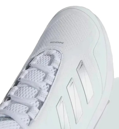 Botín de béisbol Adidas Icon 7 de metal blanco plateado FZ1557 para hombre talla 12,5 nuevo con etiquetas - Imagen 7 de 8