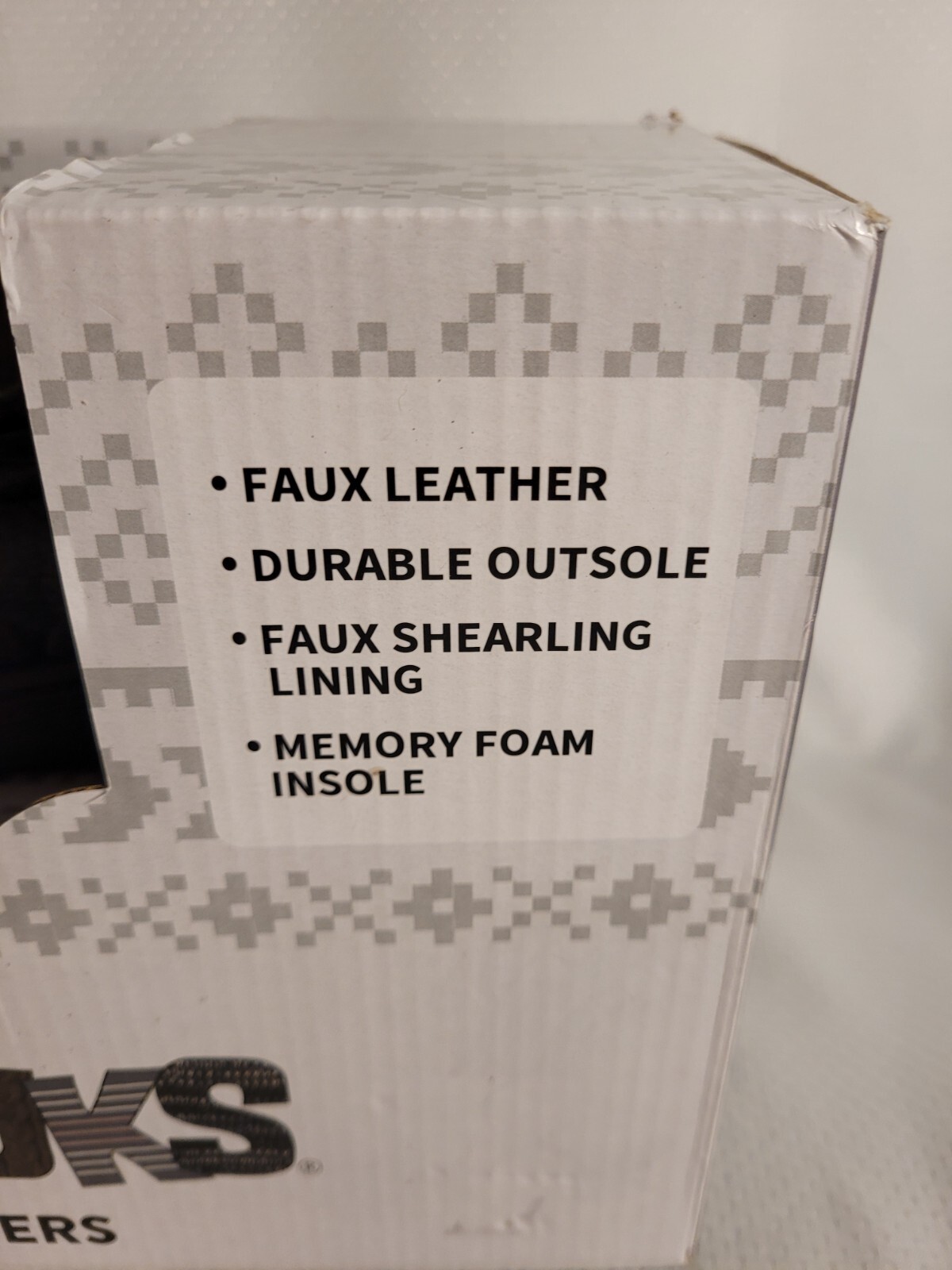 SAOLA Muk Luks ciabatte mocassino uomo ecopelle suola rigida nere taglia 12 13 nuove