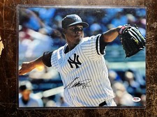 New York Yankees 2010 - Ivan Nova Autographed/Signed Photo 14x11 PSA DNA / COA