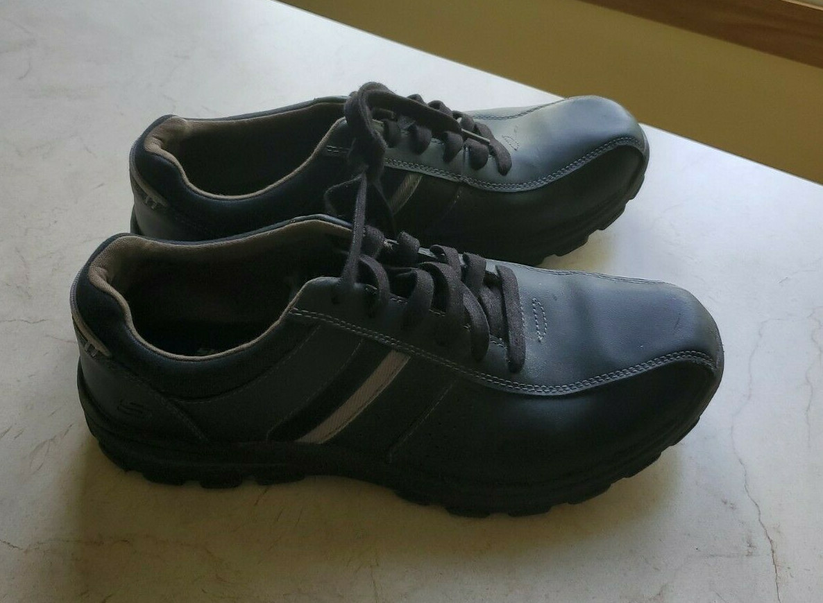 skechers relaxed fit gel infused memory foam mens