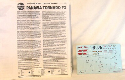 Airfix #04035 Panavia Tornado F3 Decals and Instructions