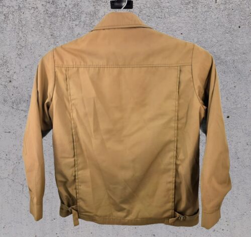 1970's Woolrich Jacket Size 42 Men's Brown Fur Lined Full Zip Bomber Vintage - Picture 2 of 15