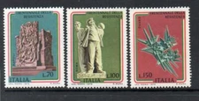 ITALY MNH 1975 SG1435-1437 30TH ANV OF ITALIAN RESISTANCE MOVEMENT
