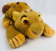 Disneyland Walt Disney Parks Lion King Simba Cub Striped Spotted Pouncing Plush