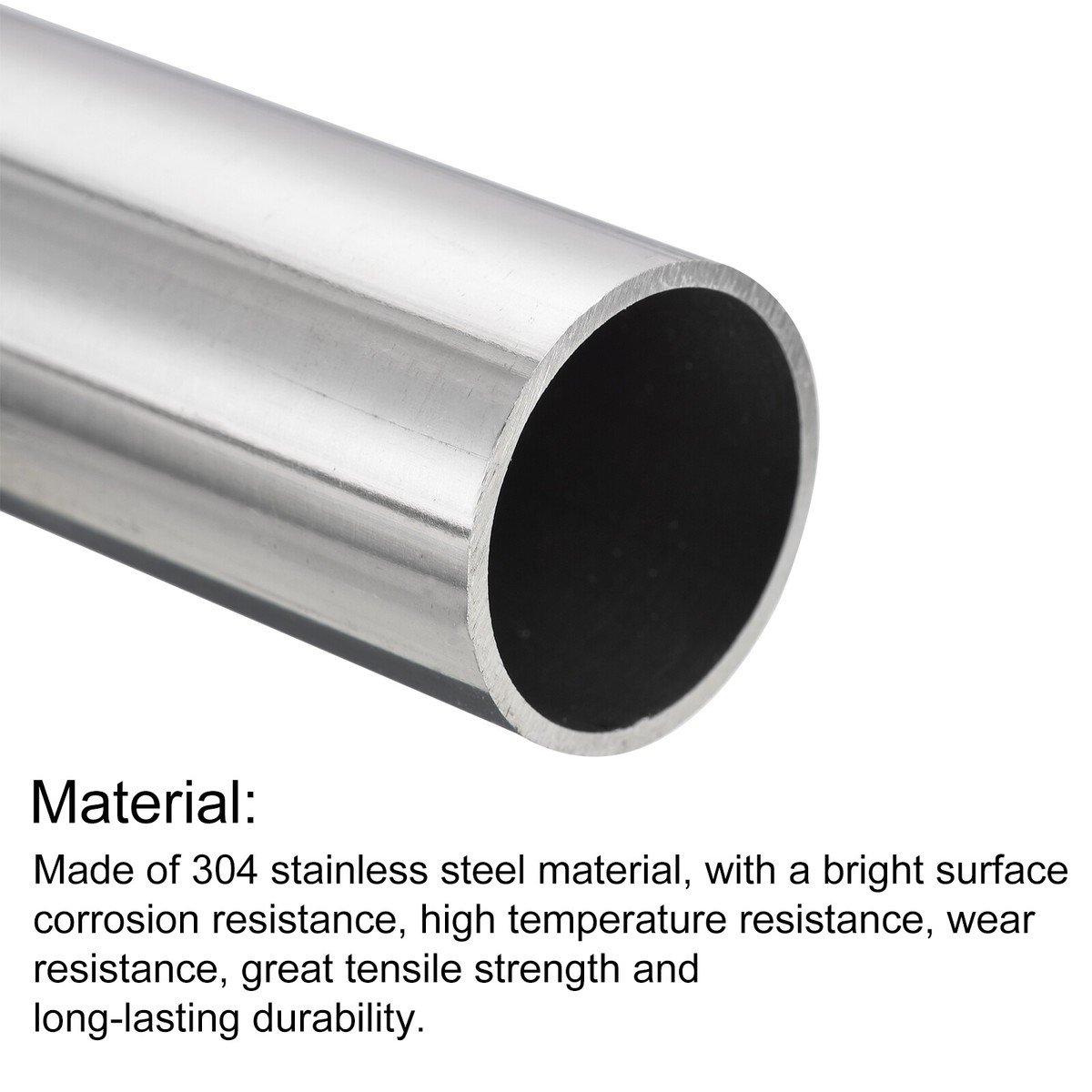 Tubo De Acero Inoxidable 304 De Alta Precisión: 6,35mm X 300mm – Ideal Para Bricolaje, Muebles Y Maquinaria (Superficie Lisa Y Sin Soldadura)