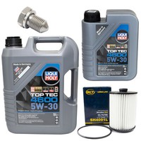 MotoröL Set 4600 5W-30 Liqui Moly + ÖLfilter SH 4091 L FüR Skoda Superb II