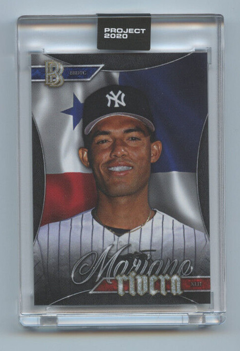 Topps PROJECT 2020 Card 151 1992 Mariano Rivera by Ben Baller - Print Run: 12611