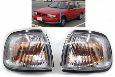 1991-1992 Nissan Sentra SE-R 4DR B13 OE Style Clear Corner 1991-1992 Nissan Sentra SE-R 4DR B13 OE Style Clear Corner