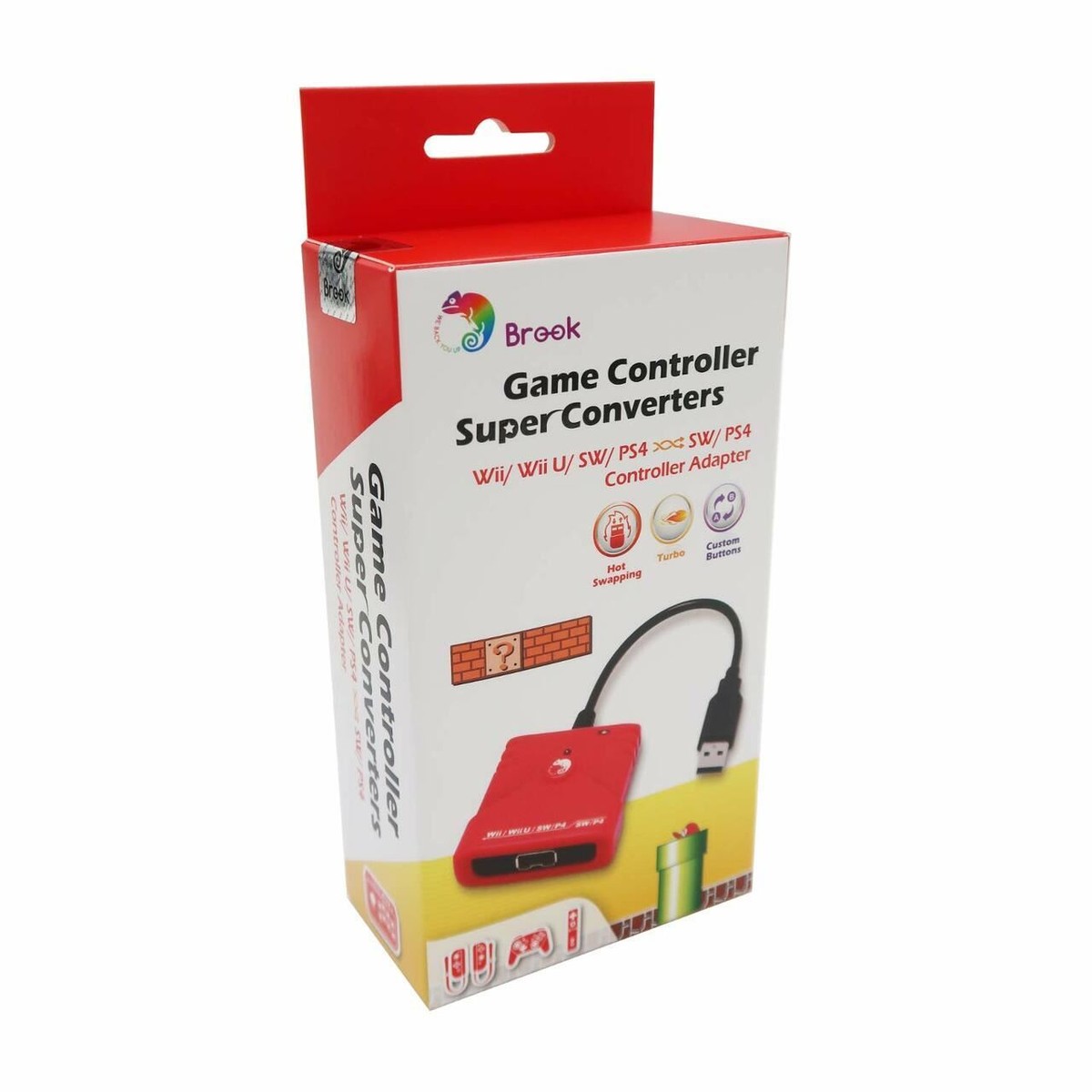 Brook Wii WiiU Nintendo Switch PS4 Game Controller to