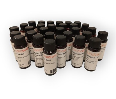 Candle Science Fragrance Oil For Candle Soap LOT Of 30 Pre-owned
