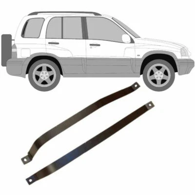 SUZUKI GRAND VITARA 1997-2005 2x Sangles de réservoir de carburant / Paire - Photo 1/2