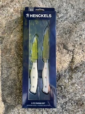 JA Henckels Zwilling 2 Piece 3 inch and 4 inch Paring Knife Set Forged Accent