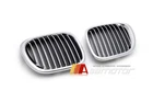 Chrome Front Hood Kidney Grill Grilles 2PC fits 1996-2002 BMW Z3 Coupe Roadster