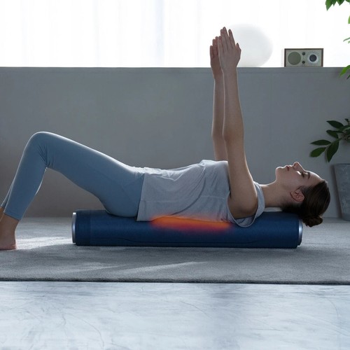 DOCTORAIR Pilates roll Foam Roller Yoga Stretch USB charging Ship Japan - Picture 3 of 16