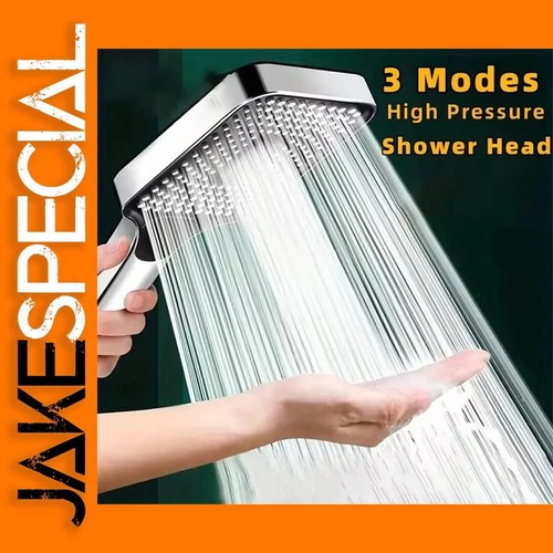 13cm Large Panel Shower Head with 3 Modes | eBay