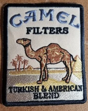 Camel Filters Turkish American Blend embroidered Patch approx 2.75x3.5"