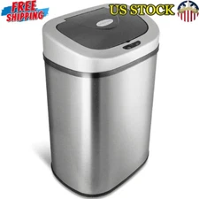 Touchless Motion Sensor Trash Can 21.2 Gallon Stainless Steel Automatic Bin New