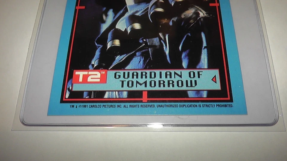 1991 Topps Grade 9.5 Card Sticker #21 Terminator T2 Movie Arnold Schwarzenegger - Image 3 of 4