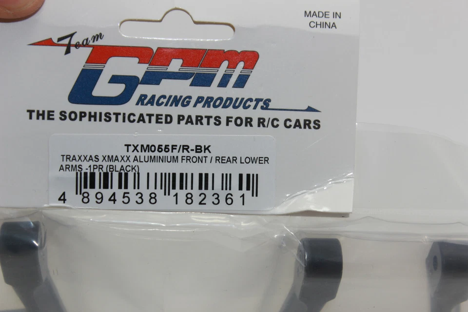 GPM TXM055F R-BK schwarz vorne + hinten unten Querlenker  X-Maxx 8S NEU in OVP  - Bild 2 von 4