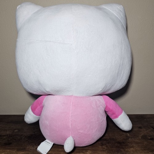 3 Hello Kitty Stuffed Animal Toys Ty Sanrio & Fiesta Girls White Plush Cat Lot - Picture 5 of 10