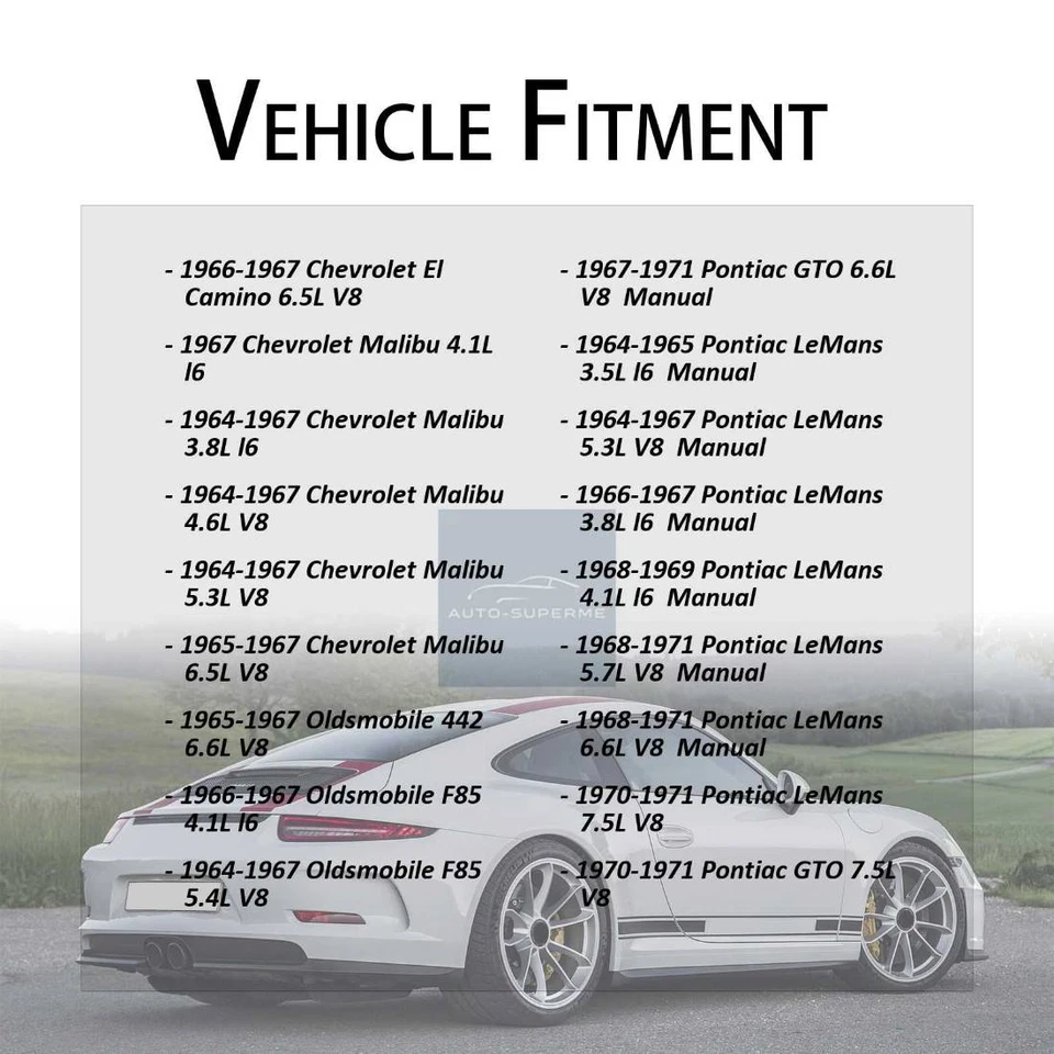 Kit traseiro dianteiro cabo de freio de estacionamento Dorman 3x para Oldsmobile F85 3.7L 1964-1965 - Imagem 3 de 4