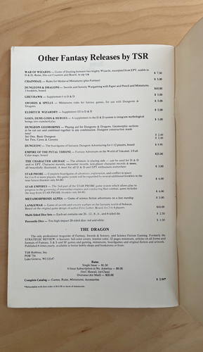 TSR Dungeons & Dragons Gods, Demi-Gods & Heros Supplement IV (2nd Print) VG/EX - Picture 4 of 5