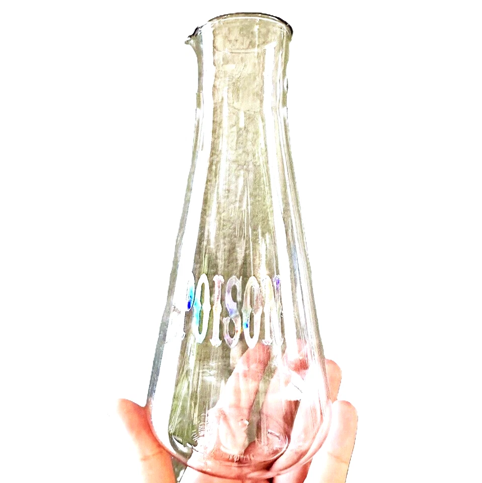 Хэллоуин прозрачный пластиковый яд стакан колба лаборатории зелье реквизит вечеринки декор - Изображение 3 из 4
