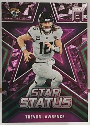 2023 Panini Donruss Elite Football Star Status Trevor Lawrence Card