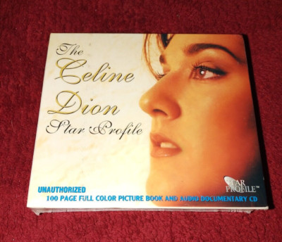 Celine Dion Star Profile CD, Nov-2000, Audio documentary and Book NEW Sealed