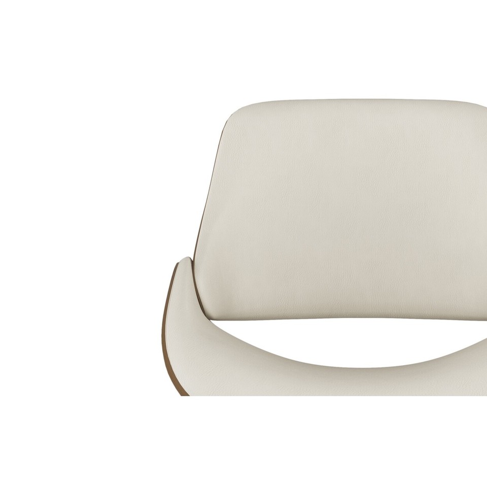 Malden Draper 7 Piece Mid Century Modern Dining Set Solid Wood Table