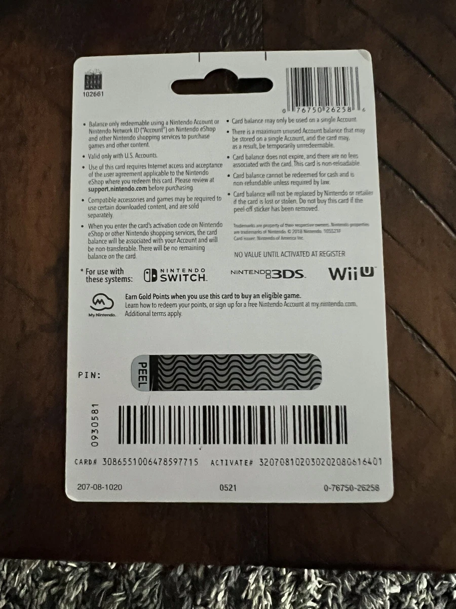 Nintendo eShop Gift Card 20 eBay