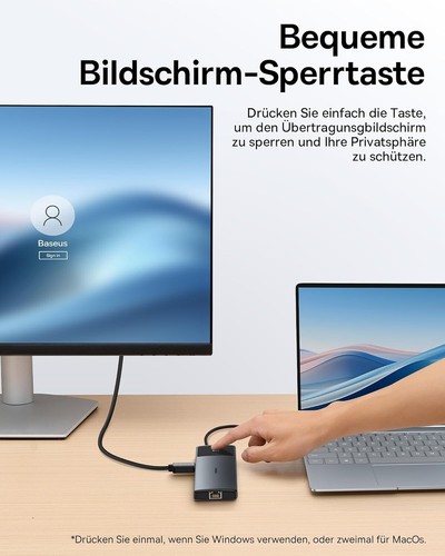 aseus 10-in-1 Docking Station USB C 10 Gbps Up to 4K@120 Hz - Bild 5 von 9