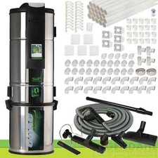enke CE05 Zentralstaubsauger Self-Cleaning Hybrid - Komplettset 30m + 9m Saugset