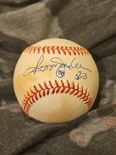 reggie Jackson signed baseball autographed American League Homerun Inscribed Jsa