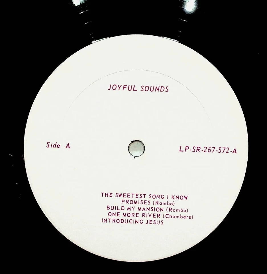 The Joyful Sounds Introducing Jesus Gospel Christian Vinyl LP Record - Image 4 of 4